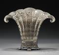 Tiffany  Co Sterling Fanshaped Flower Vase