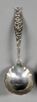 Whiting Manufacturing Co Sterling Good Luck Serving Spoon