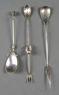 Three Gorham Aesthetic Movement Sterling Flatware Servers