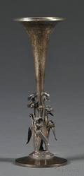 American Sterling Aesthetic Movement Bud Vase