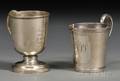 Two Coin Silver Mugs