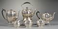 Sixpiece Edward VIIGeorge V Silver Tea and Coffee Service