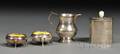 Four Sterling Tableware Items