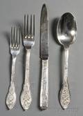 Partial French 950 Silver Flatware Service