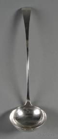 George III Silver Soup Ladle