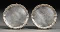 Pair of George III Salvers