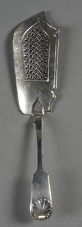 William IV Silver Fiddle and Shell Pattern Fish Slice
