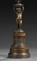 Bronze Figural Lamp