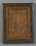 French Bronze Relief Plaque After Durer