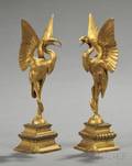Pair of Giltbronze Bird Ornaments