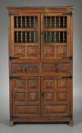 Spanish Baroquestyle Pine Cabinet