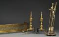 Group of Brass Fireplace Accoutrements