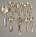 Thirteen Sterling Flatware Items