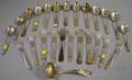 Twentyfour Assorted Durgin Sterling Silver Flatware and Serving Items