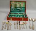 Assembled Gorham and Rogers Silverplated Flatware Boxed Set