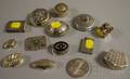 Fourteen Silver and Other Metal Boxes and Containers