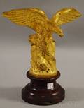 Gilt Cast Zinc Figure of an Eagle