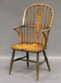 English Windsor Elmwood Armchair