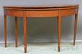 Federal Inlaid Cherry Demilune Card Table