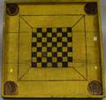 Yellow and Blackpainted Doublesided Game Board