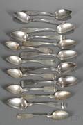 Fifteen Coin Silver Spoons