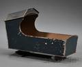 Miniature Painted Tin Cradle