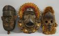 Three African Masks