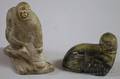 Two Inuit Signed Soapstone Carvings