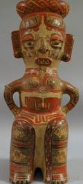 Costa Rican Female Pottery Vessel