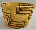 Large Native American Papago Basket