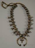 Silver Squash Blossom Necklace