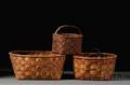 Three Northeast Splint Baskets