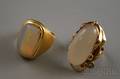 Two Gold and Gemstone Rings