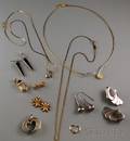 Small Group of Sterling Silver and Gold Jewelry