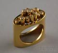 1970s 18kt Gold and Diamond Ring