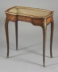 Louis XVstyle Bronze Mounted and Marquetry Inlaid Kingwood Vitrine Table