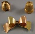 Three Gold Jewelry Items