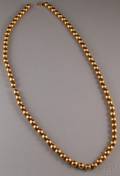 14kt Gold Bead Necklace