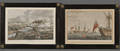 Lot of Eight Framed Handcolored Intaglio Prints of Napoleonic Scenes Four After Antoine Charles Horace Carle Vernet French 175