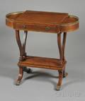 Rosewood and Boxwood Inlaid Occasional Table