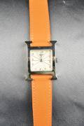 Stainless Steel Hour Wristwatch Hermes
