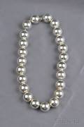 Sterling Silver Bead Necklace Tiffany  Co