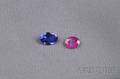 Unmounted Tanzanite and Ruby