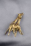 14kt Gold Giraffe Brooch F  F Felger