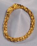 18kt Gold Lions Head Bracelet