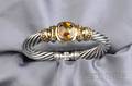 14kt Gold and Sterling Silver Gemset Bracelet David Yurman