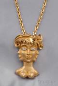 Artistdesigned 14kt Gold Pendant Eric de Kolb