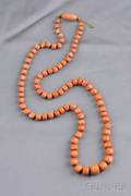 Coral Bead Necklace