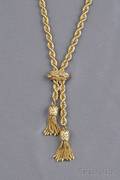 14kt Gold Lariat