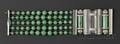 Art Deco Platinum Jade and Diamond Bracelet Seaman Schepps